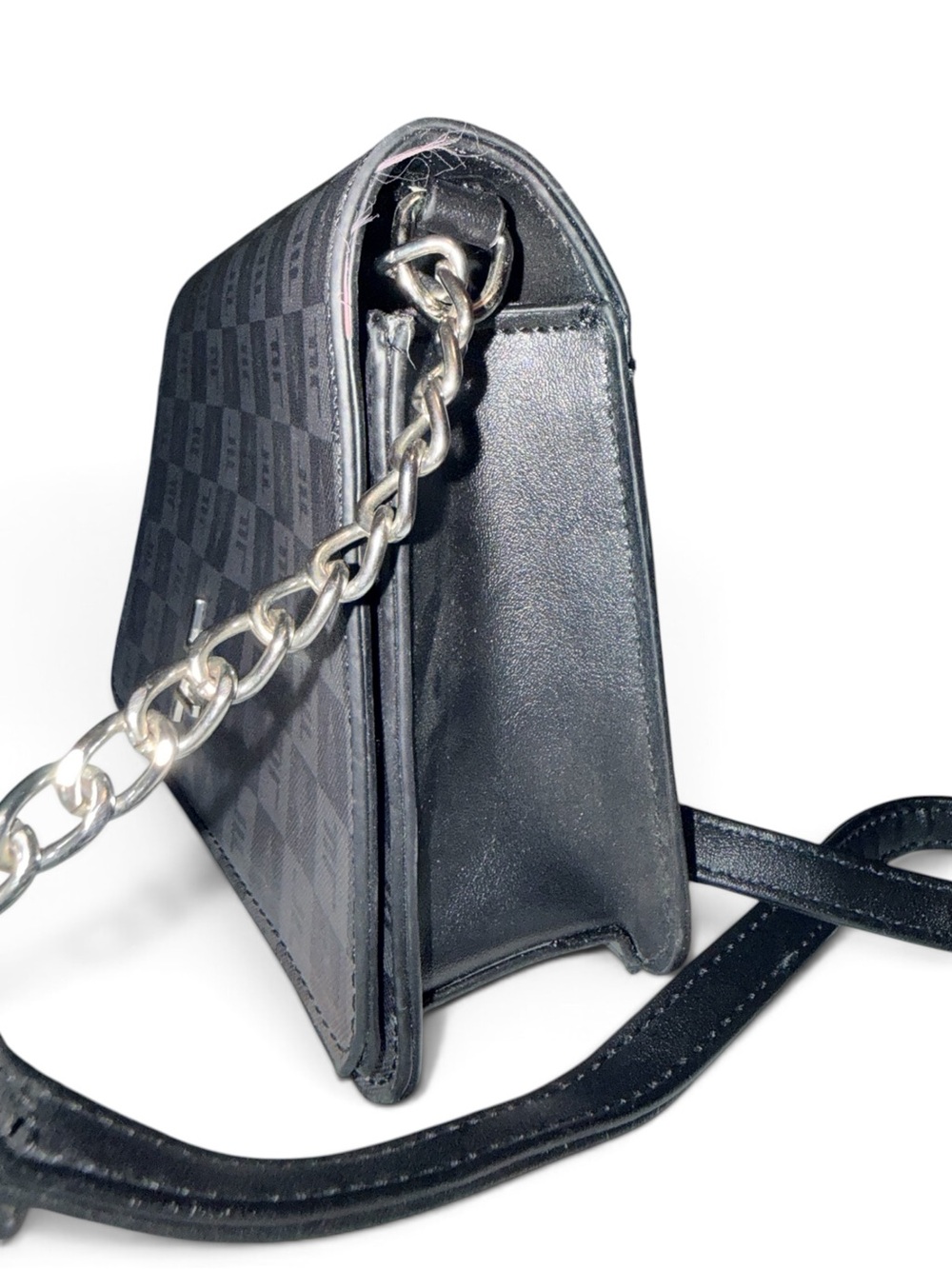 London Fog NWT Marci small black crossbody - Picture 2 of 6